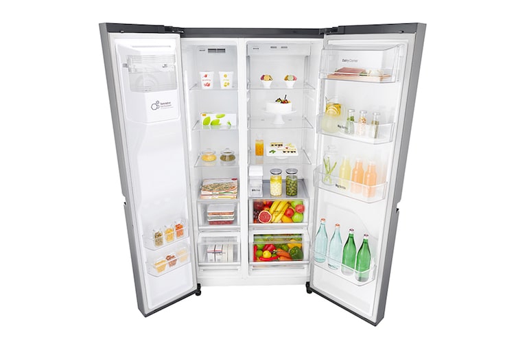 LG 625L No-Frost Side-by-Side ledusskapis, platums 91,2cm, augstums 179cm , GSL761PZUZ, thumbnail 14